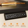 Sweetcrispy Electric Standing Desk with Drawer Adjustable Desk Ergonomic Rising Desk Computer Workstation,48 x 24 Inches Black